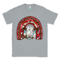 Heather Grey valentines simmental  rainbow Classic Tee - JahusDesignShop