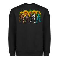 Black mama with sunflower Heavyweight Sweatshirt - HRA Design Shop