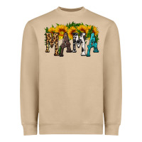 Mushroom mama with sunflower Heavyweight Sweatshirt - HRA Design Shop