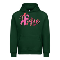 Forest Green hope breast cancer Urban Hoodie - NancyCooperArtShop