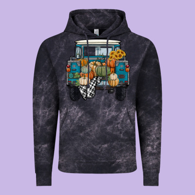 Pumpkin Truck Vintage Hoodie Designed By Ranaportraitstore
