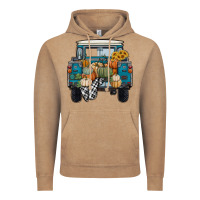 Vintage Coffee pumpkin truck Vintage Hoodie - RanaPortraitStore
