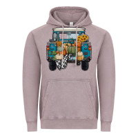 Vintage Zinc pumpkin truck Vintage Hoodie - RanaPortraitStore