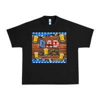 Black dad life with beers Urban Heavy Tee - HRA Design Shop