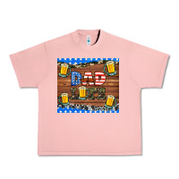 Salmon dad life with beers Urban Heavy Tee - HRA Design Shop