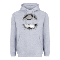 Heather Grey custom soccer Heavyweight Hoodie - MaliasSmallBusiness