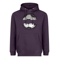 Plum custom soccer Heavyweight Hoodie - MaliasSmallBusiness