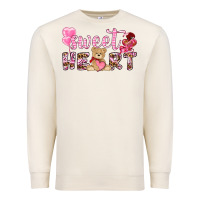 Sandshell sweetheart with bear Premium Sweatshirt - NancyCooperArtShop