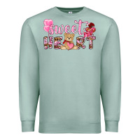 Seafoam sweetheart with bear Premium Sweatshirt - NancyCooperArtShop
