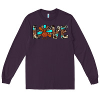 Plum love turkey Long Sleeve Tee - JahusDesignShop