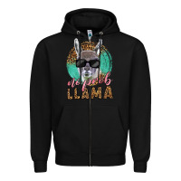 Black western no prob llama Zipper Hoodie - LillyAllenDesigns