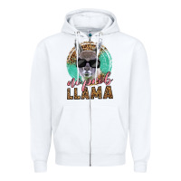 White western no prob llama Zipper Hoodie - LillyAllenDesigns