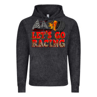 Vintage Black let's go racing Vintage Hoodie - Zillion Design Studio