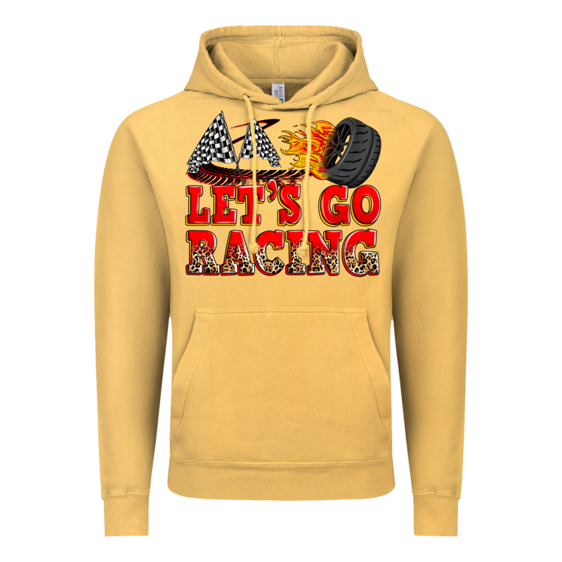 Let's Go Racing Vintage Hoodie by Zillion Design Studio | Teevron