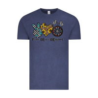 Vintage Denim peace love racing Vintage Tee - CowhideDigitalArt