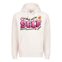 Pale Pink self love Premium Hoodie - Artiststas