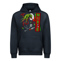 Navy Christmas Character Urban Hoodie - NancyCooperArtShop