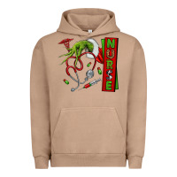Pigment Burro Christmas Character Urban Hoodie - NancyCooperArtShop