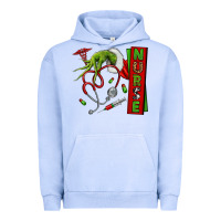 Pigment Grape Ice Christmas Character Urban Hoodie - NancyCooperArtShop