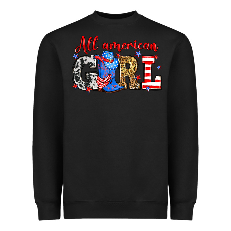 All American Girl Heavyweight Sweatshirt by Neo Western | Teevron