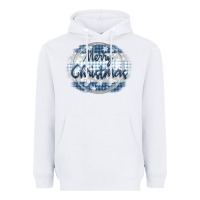 White merry christmas blue Heavyweight Hoodie - MaliasSmallBusiness