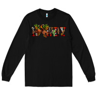 Black Christmas Howdy Bronco Rodeo Long Sleeve Tee - JahusDesignShop