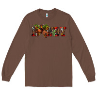 Chestnut Christmas Howdy Bronco Rodeo Long Sleeve Tee - JahusDesignShop