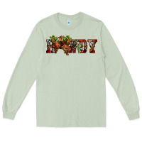 Matcha Christmas Howdy Bronco Rodeo Long Sleeve Tee - JahusDesignShop