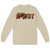 Mushroom Christmas Howdy Bronco Rodeo Long Sleeve Tee - JahusDesignShop