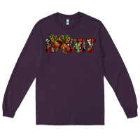 Plum Christmas Howdy Bronco Rodeo Long Sleeve Tee - JahusDesignShop