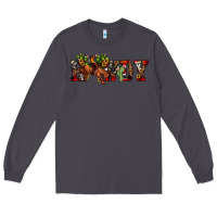 Smoke Christmas Howdy Bronco Rodeo Long Sleeve Tee - JahusDesignShop