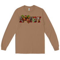 Toasted Coconut Christmas Howdy Bronco Rodeo Long Sleeve Tee - JahusDesignShop