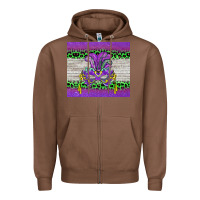 Chestnut mardi gras  mask Zipper Hoodie - BarkalooDesign