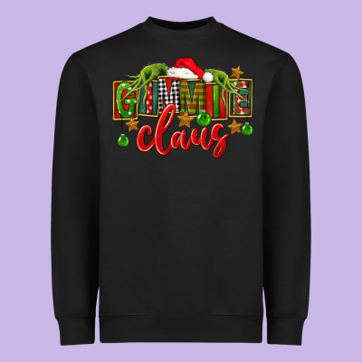 Christmas Gimmie Claus Heavyweight Sweatshirt Designed By Fadigitalartstudio