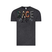Vintage Black race life Vintage Tee - CowhideDigitalArt