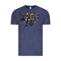 Vintage Denim race life Vintage Tee - CowhideDigitalArt