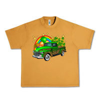 Peanut Butter st patricks shamrock gold rainbow balloon candy truck Urban Heavy Tee - FaDigitalArtStudio