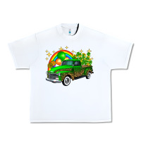 White st patricks shamrock gold rainbow balloon candy truck Urban Heavy Tee - FaDigitalArtStudio