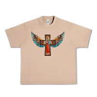 Burro our lady of guadalupe cross with wings Urban Heavy Tee - BarkalooDesign