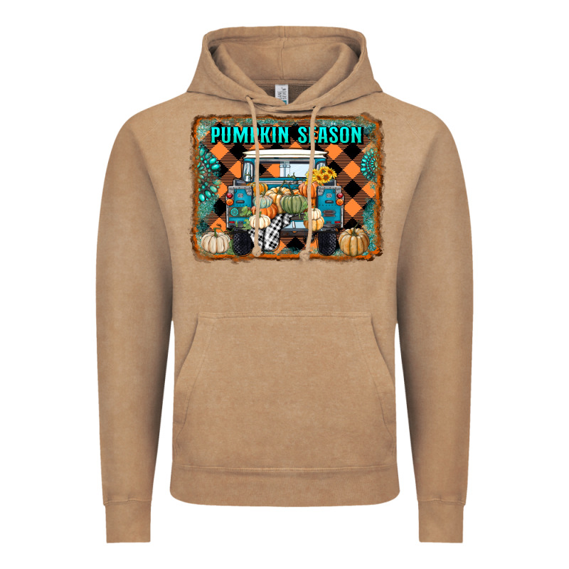 Pumpkin Season Truck Vintage Hoodie by RanaPortraitStore | Teevron