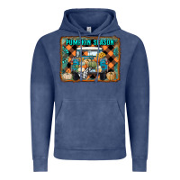 Vintage Denim pumpkin season truck Vintage Hoodie - RanaPortraitStore