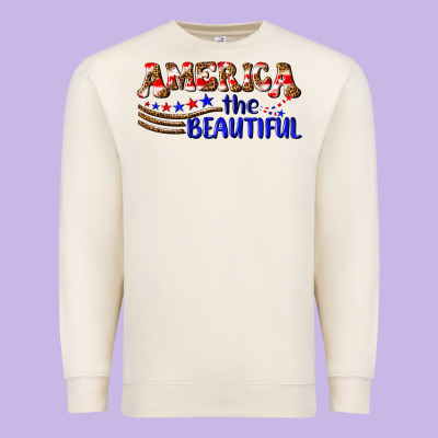 America The Beautiful Premium Sweatshirt Designed By Nancycooperartshop
