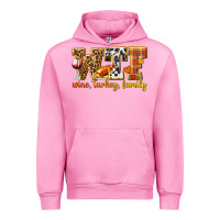 Wtf Wine Turkey Family Urban Hoodie | Teevron