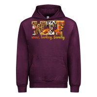 Mauve Wine WTF Wine Turkey Family Urban Hoodie - texasbilliewilder