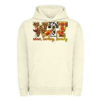 Pigment Pistachio WTF Wine Turkey Family Urban Hoodie - texasbilliewilder