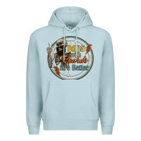 Blue Mist dads with beards are better Premium Hoodie - Artiststas