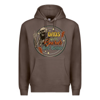 Coffee dads with beards are better Premium Hoodie - Artiststas