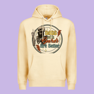 Dads With Beards Are Better Premium Hoodie Designed By Artiststas