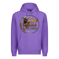Purple dads with beards are better Premium Hoodie - Artiststas