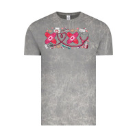 Cloud Rock xoxo valentine Vintage Tee - RacoonDesign